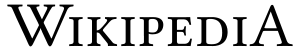 Wordmark from Wikipedia logo 2.0