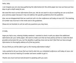 How to Write Business Emails that Sound Friendly - Writing Agency ...