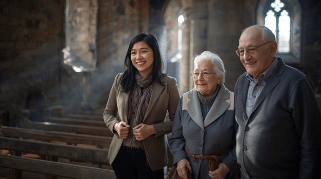 Heritage Tour Image created by J.Rizzo in CanvaAI 

Used By: The Writers for Hire, Inc