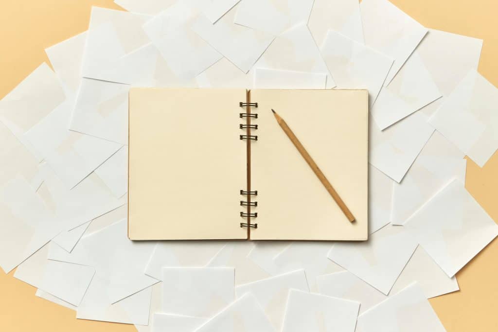 Photo by DS stories: https://www.pexels.com/photo/a-notebook-with-pencil-on-a-scattered-pieces-of-white-papers-6991505/

Used by: The Writers for Hire, Inc