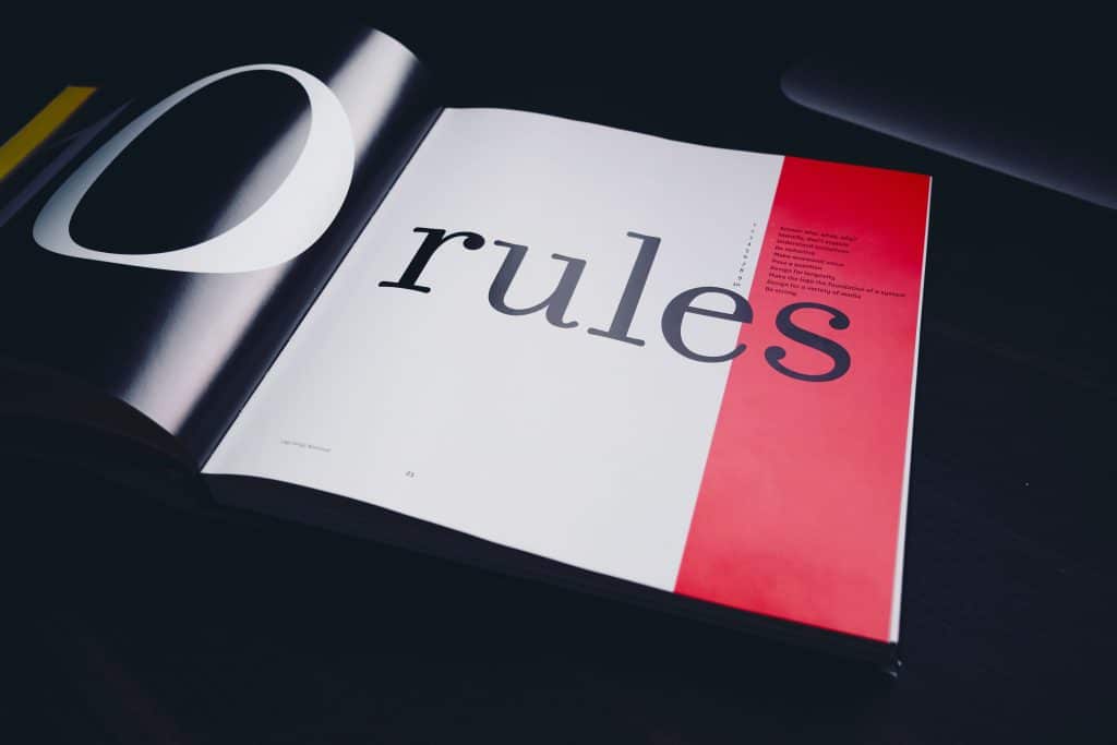 Photo by Egor Komarov: https://www.pexels.com/photo/close-up-of-rules-book-8824026/

Used by: The Writers for Hire, Inc